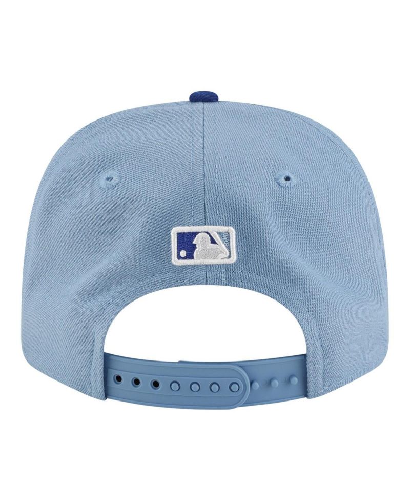 Men's White/Light Blue Kansas City Royals Player Replica 9SEVENTY Adjustable Hat