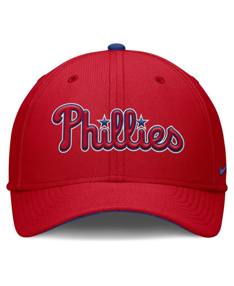 Men's Red Philadelphia Phillies Primetime Rise Dri-FIT Flex Hat