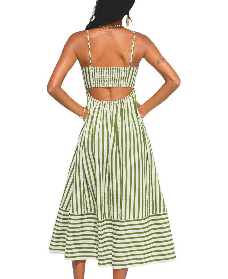 Women's So Grounding Striped Maxi Beach Dress
