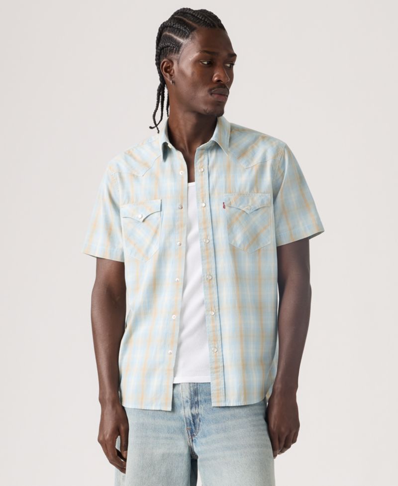 Men's Short-Sleeve Western Shirt