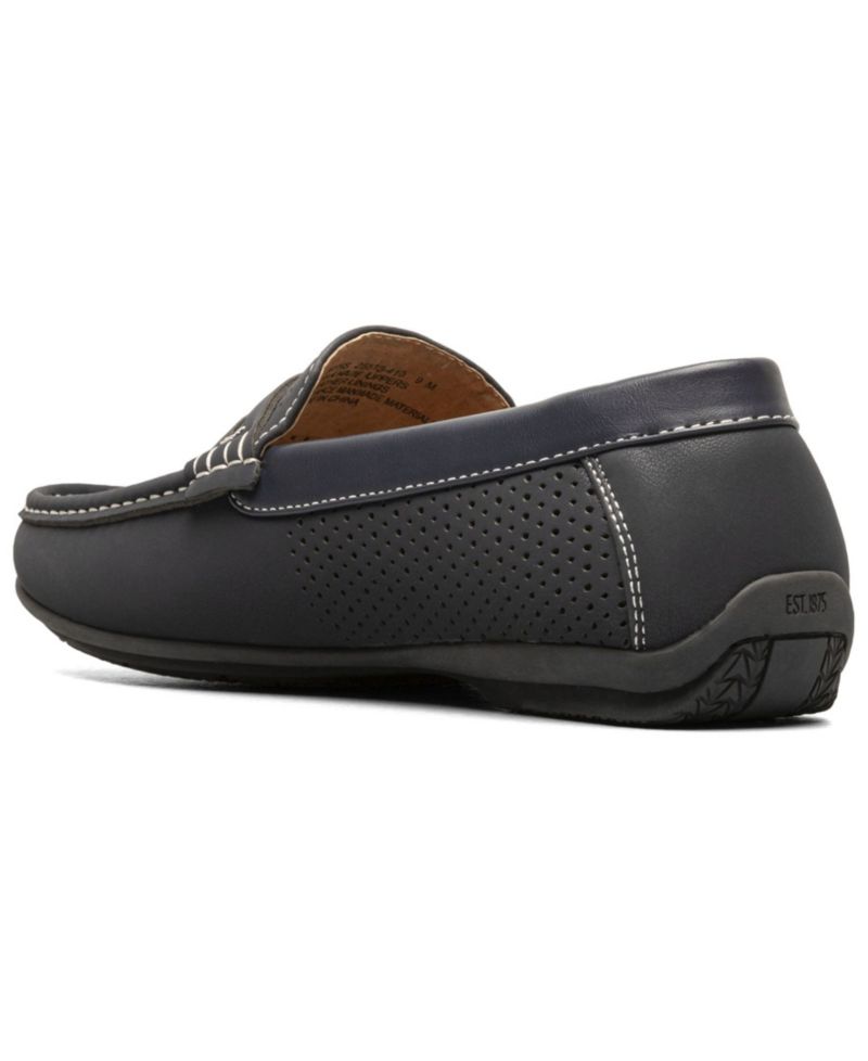 Men's Corby Moccasin Toe Saddle Slip-on Loafer