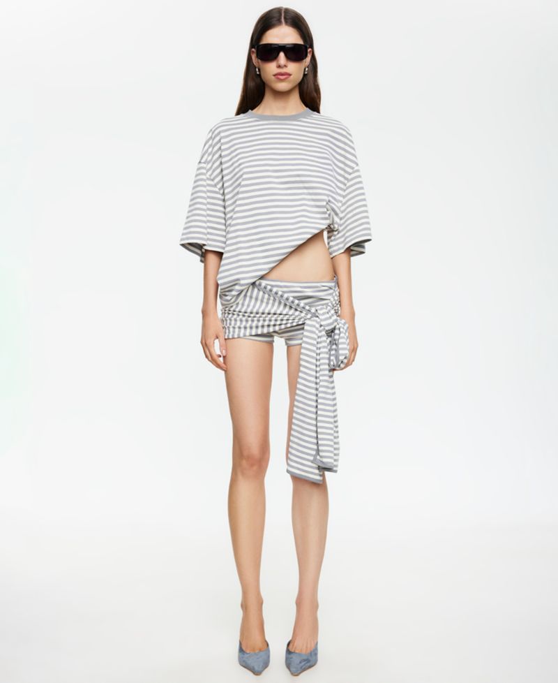 Women's Bloom Striped Crewneck T-Shirt