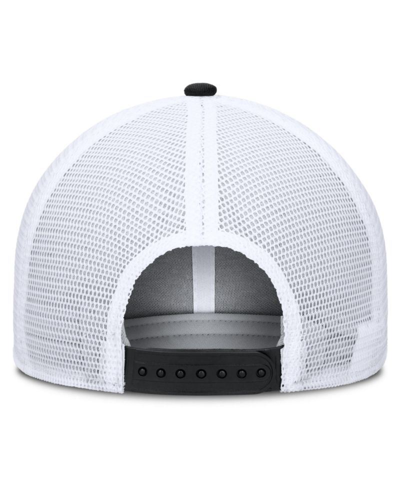 Men's Black/White Seattle Mariners Camo Rise Trucker Dri-FIT Adjustable Hat