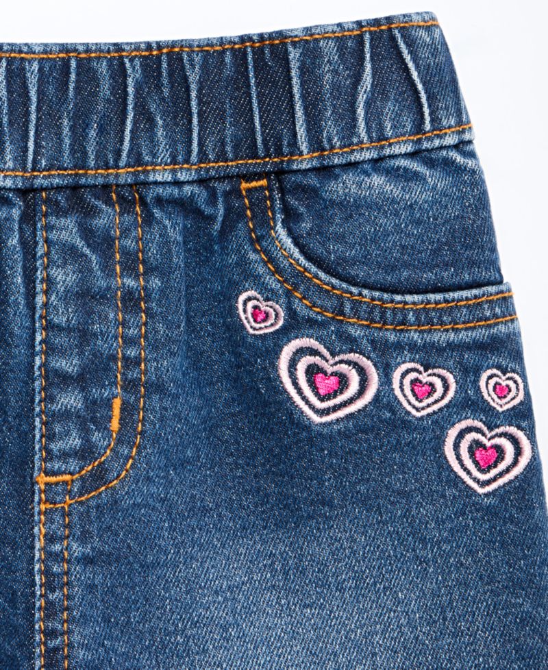 Girls' 12M-5T Hearts Pull-On Shorts