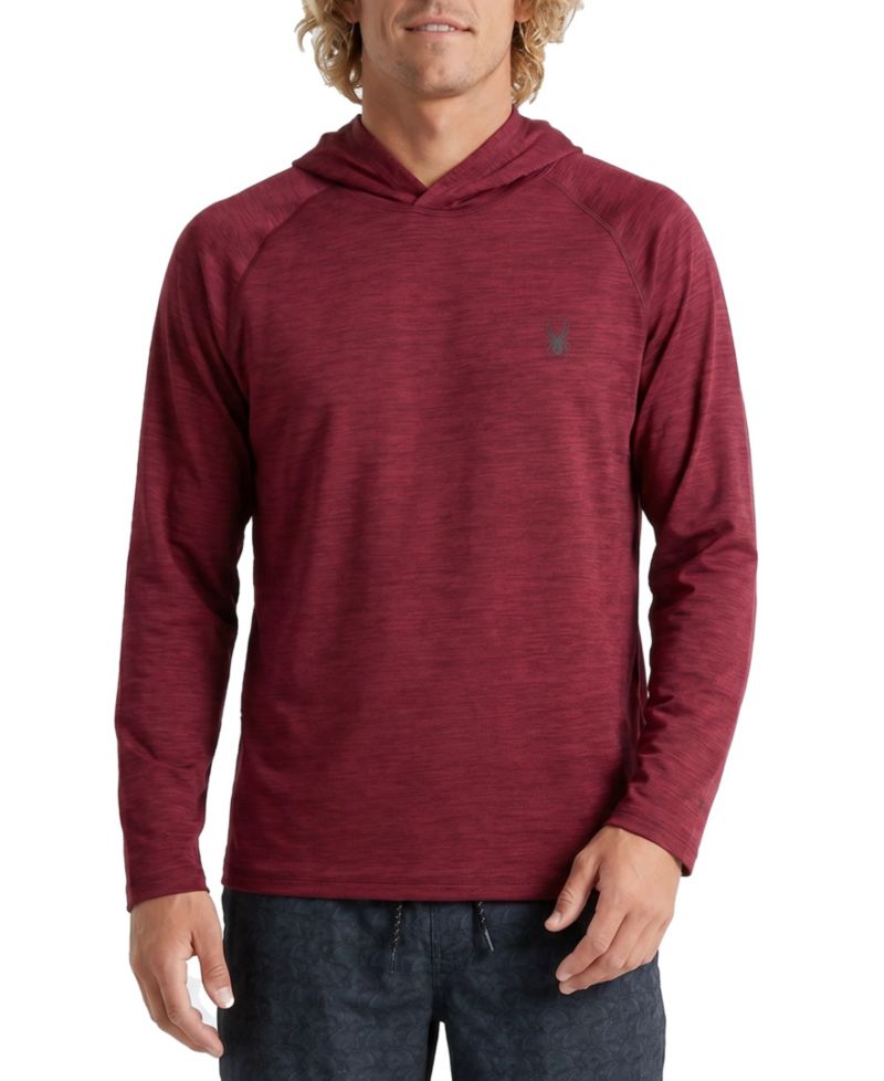 Men's Classic Heather Hooded Long-Sleeve Rash Guard