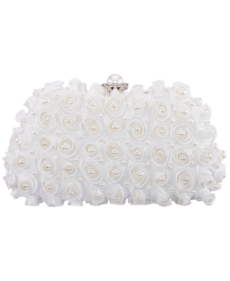 Paloma All Over Imitation Pearl Small Clutch Handbag