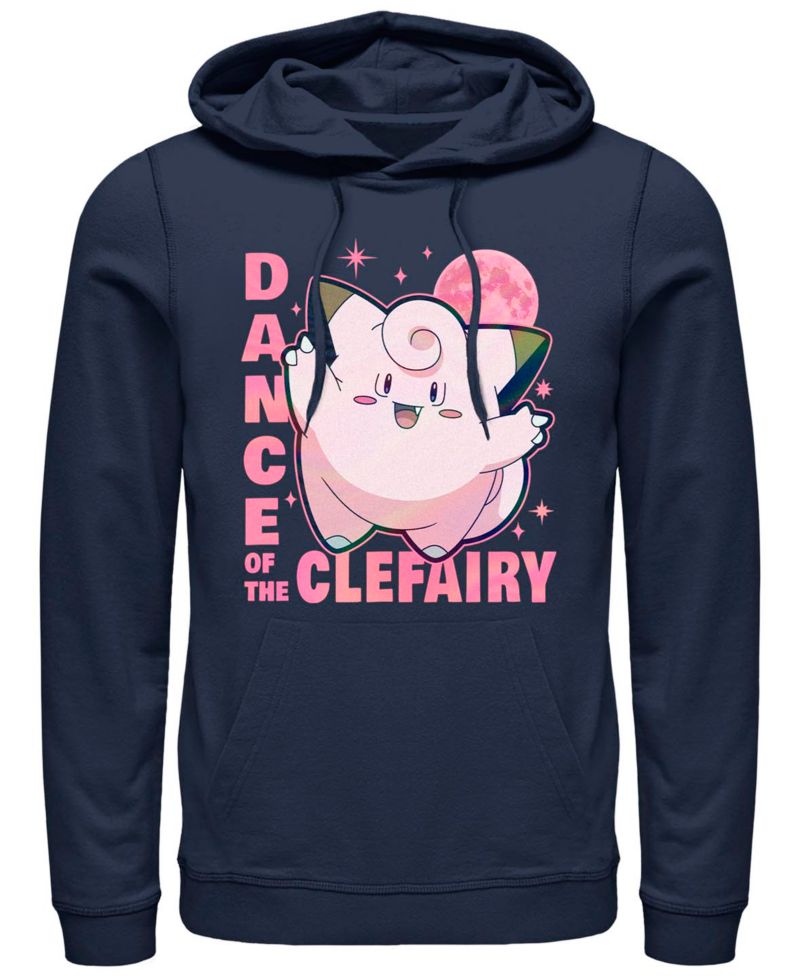 Men's Clefairy Dance Fleece Pullover Hoodie