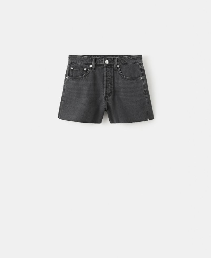 Women's Frayed Hem Denim Shorts