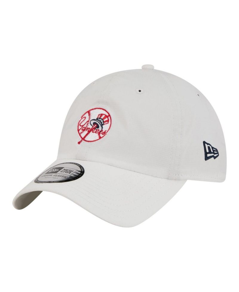 Men's White New York Yankees Ripstop Casual Classic Adjustable Hat