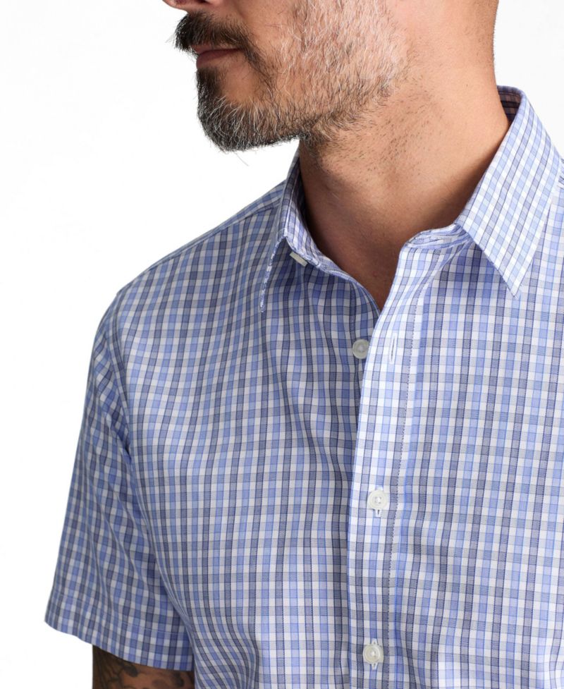 Men's Regular Wrinkle-Free Short-Sleeve Dante Shirt
