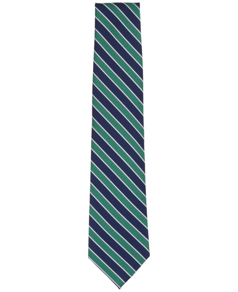 Brooks Brothers Men's Classic Textured Bold Stripe Pattern Tie