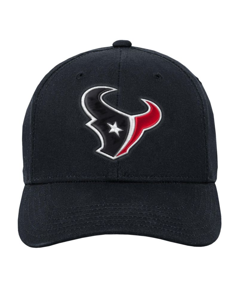 Big Boys and Girls Navy Houston Texans Pre-Curved Snapback Hat