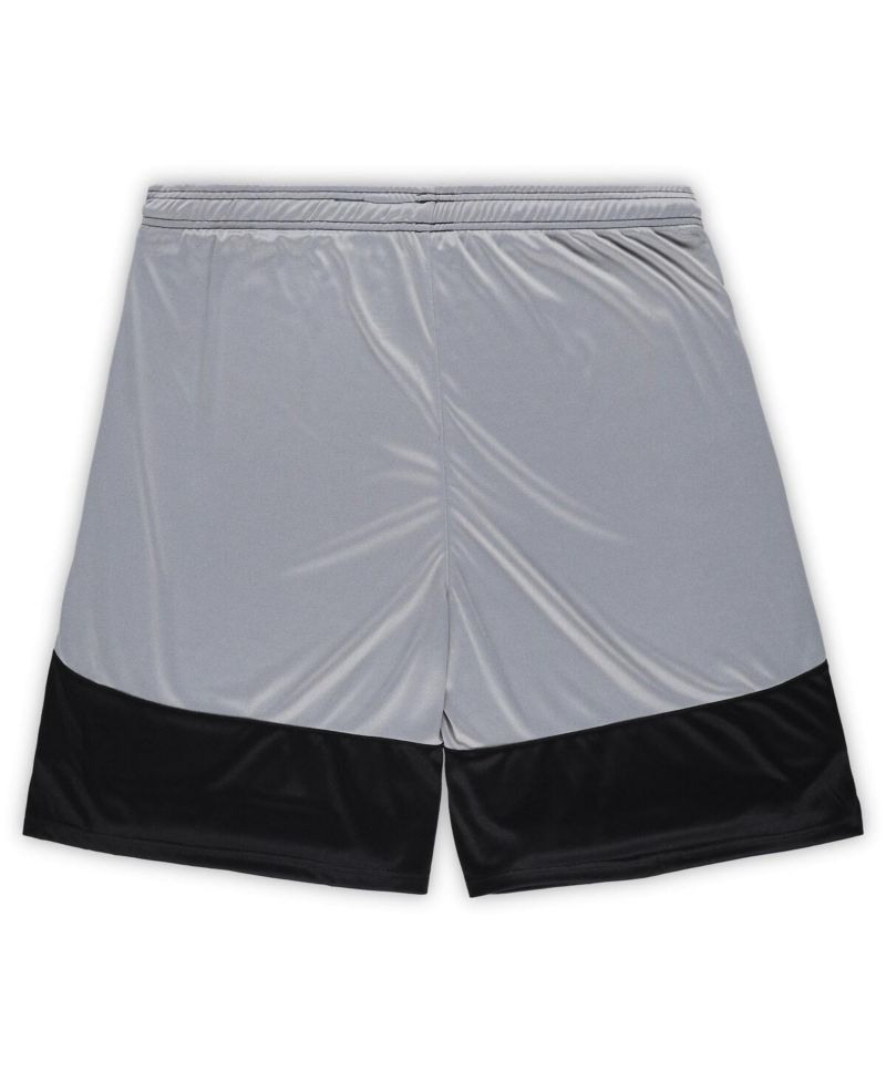 Men's Black Cincinnati Bengals Big & Tall Team Logo Shorts