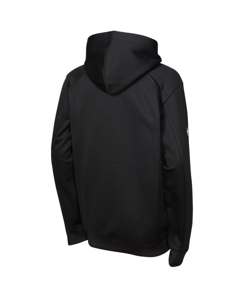 Big Boys and Girls Black New Jersey Devils Authentic Pro Rink Raglan Hoodie