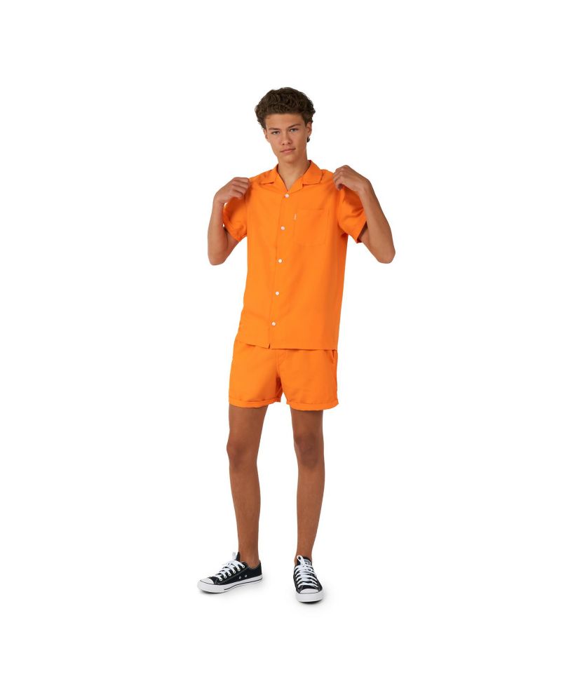Big Boys Matching Shirt and Shorts, 2 Piece Set