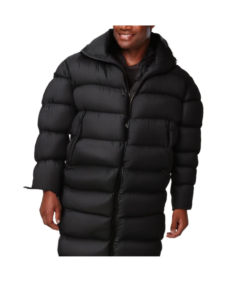 Men's Long Quilted Puffer Coat