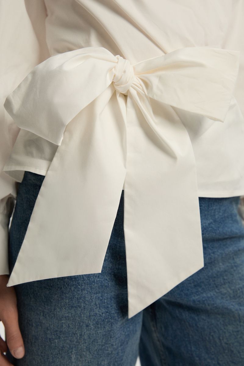 Women's Woven Wrap Detail Blouse