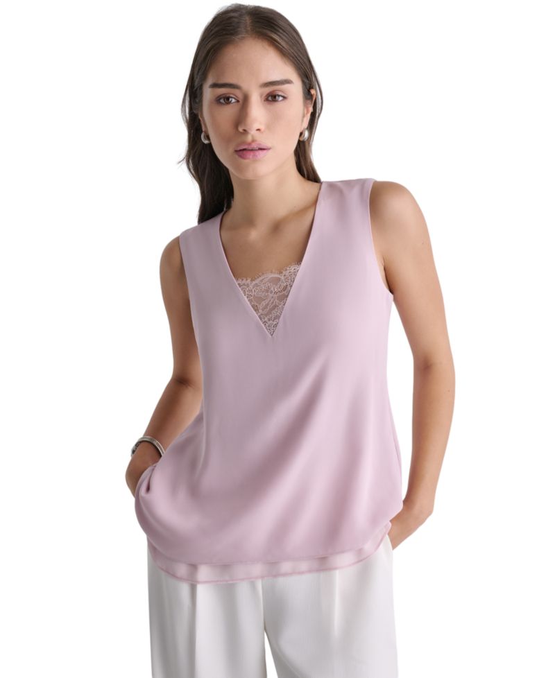 Women's Sleeveless V-Neck Blouse
