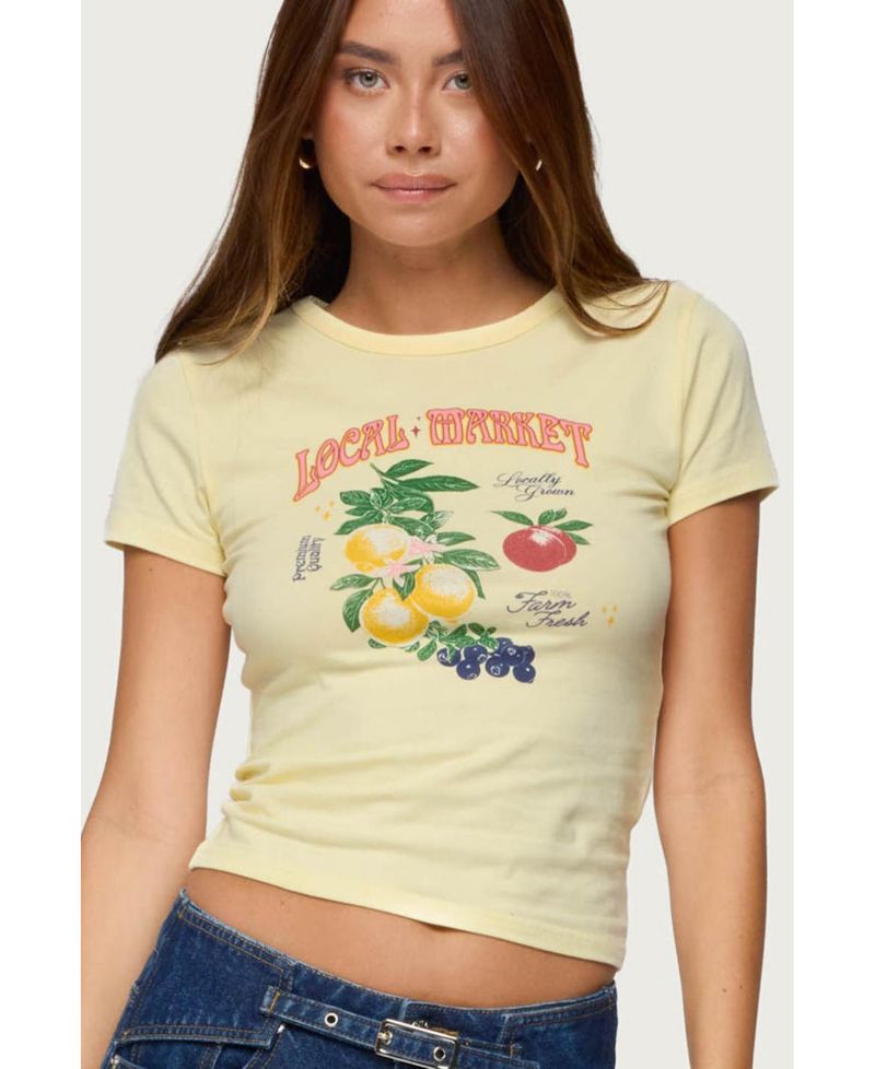 Women's Local Market Graphic T Shirt