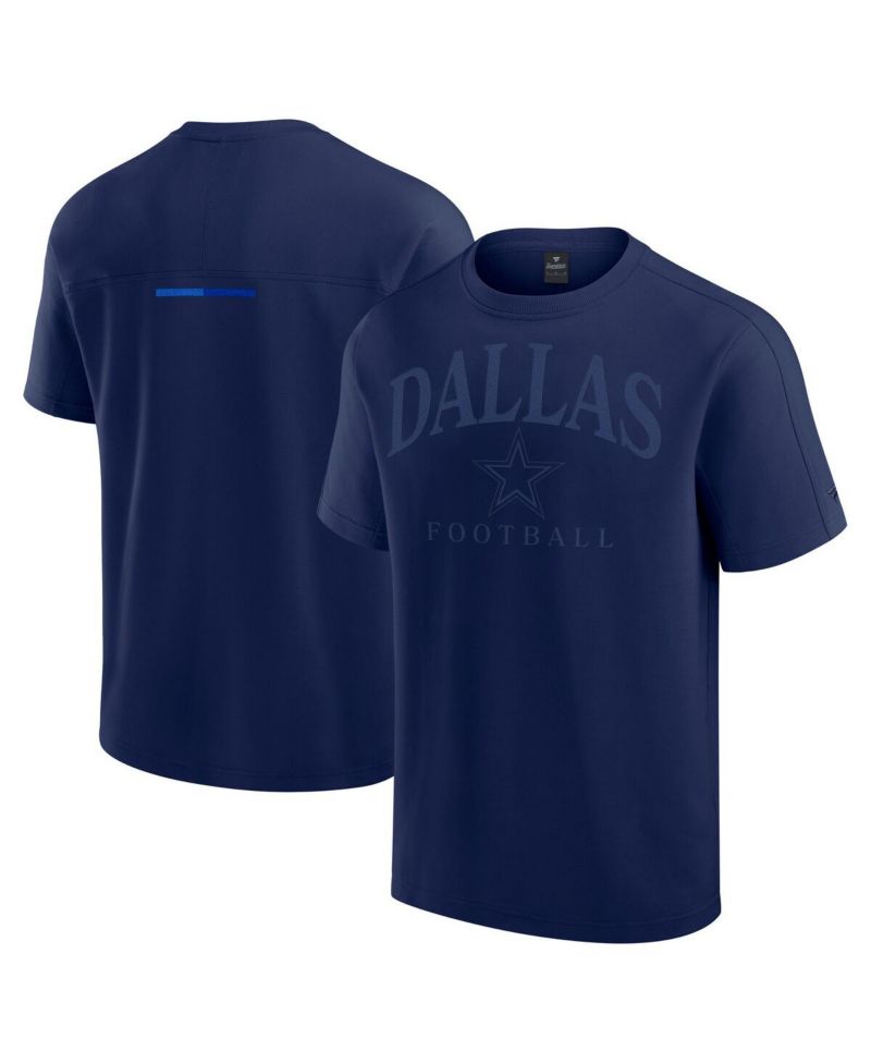 Men's and Women's Navy Dallas Cowboys Elements Flex Tri-Blend T-Shirt
