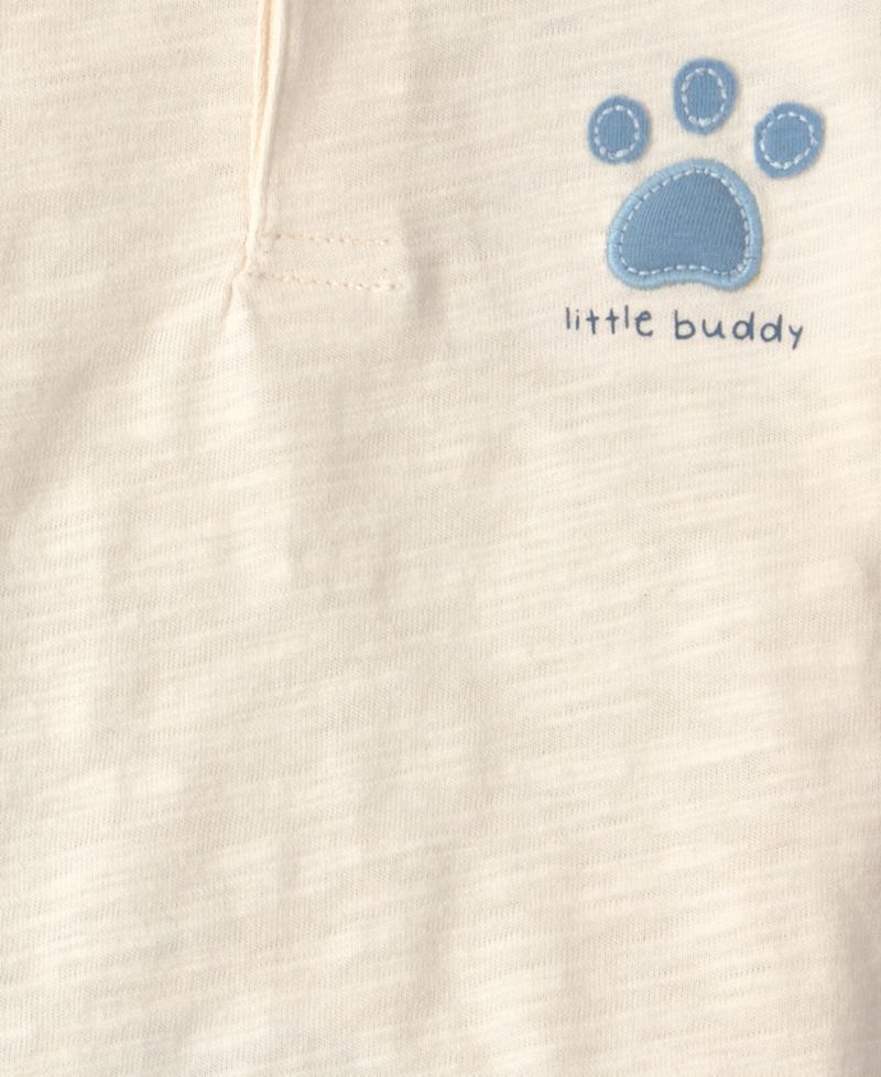 Baby Boys' Short-Sleeve T-Shirt, Bib and Pants, 3-Piece Set