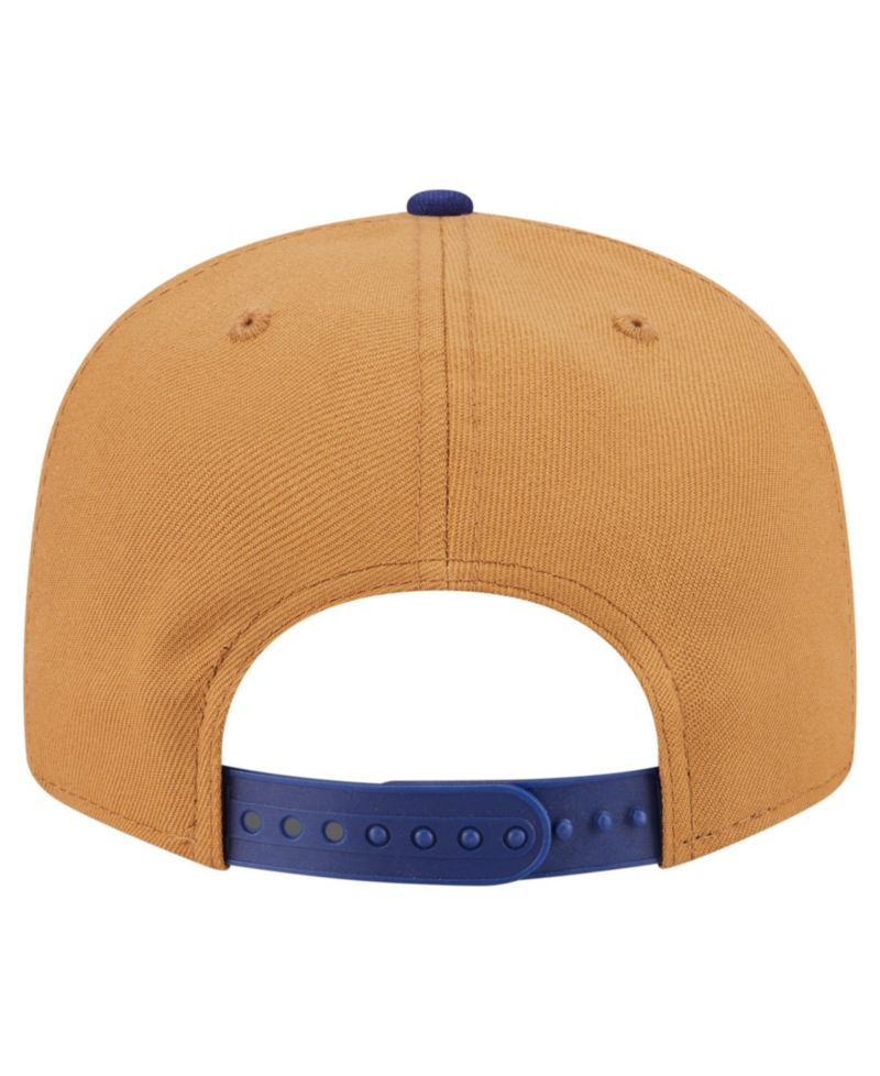 Men's Khaki/Dark Blue Texas Rangers Ice Cream 9FIFTY Snapback Hat