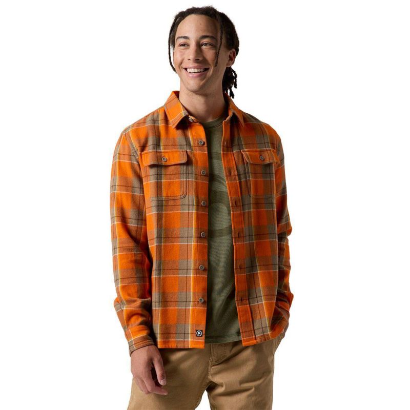 Men's Venture Midweight Flannel Shirt Button-Down Long-Sleeve Shirts