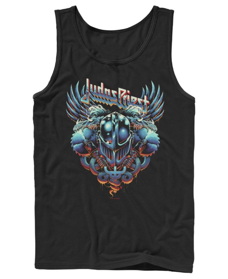 Men's Judas Priest Screaming Shield Graphic Tank Top
