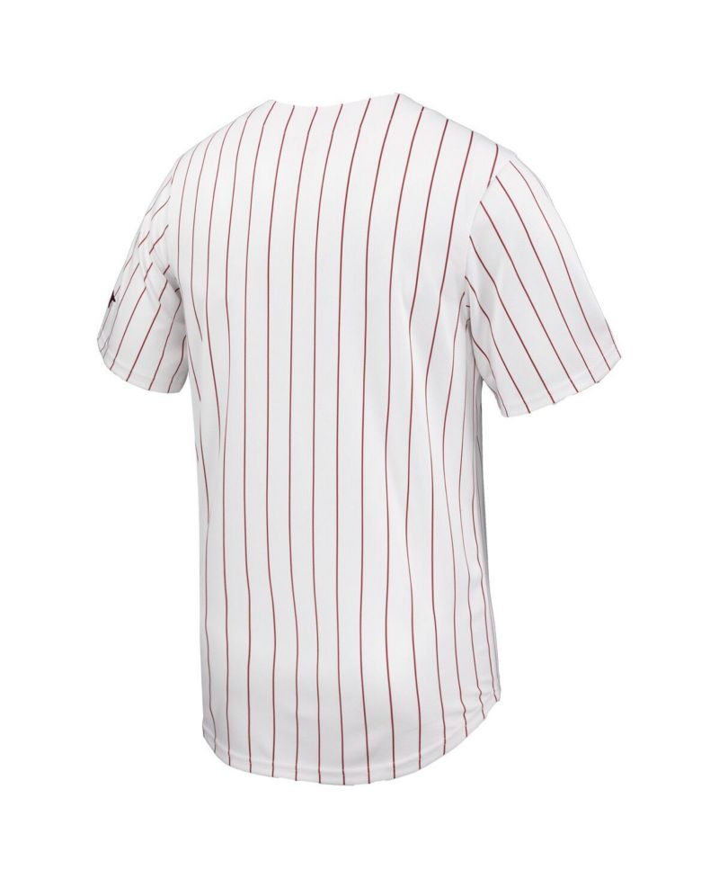 Men's White Arkansas Razorbacks Limited Baseball Jersey