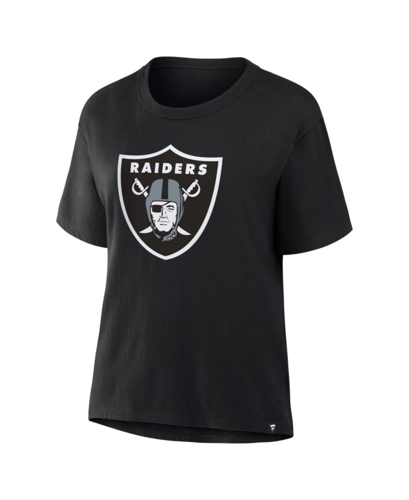 Women's Essential Legacy Las Vegas Raiders Crewneck Short-Sleeve Relaxed-Fit T-Shirt