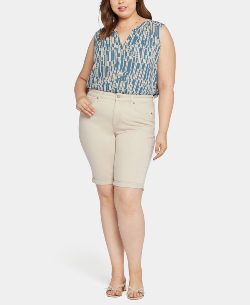 Plus Size Briella Roll Cuff Short with Lift Tuck Technology