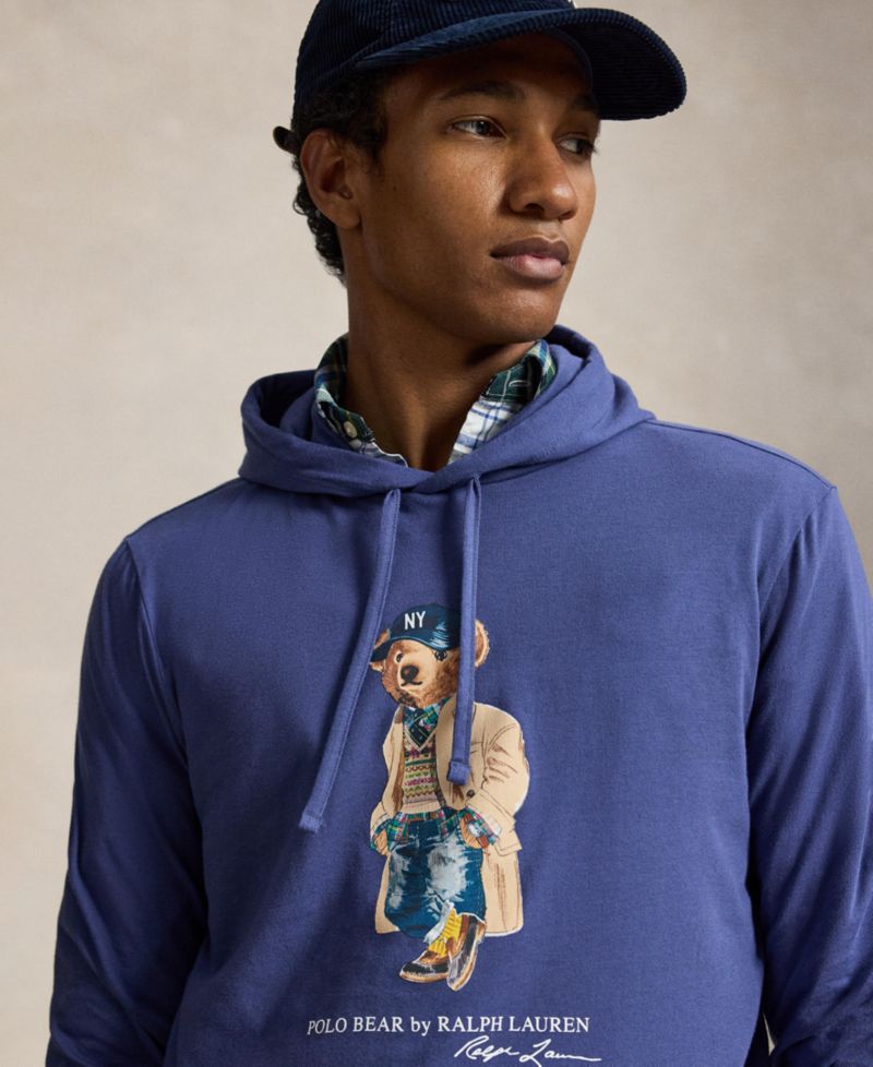Мужская толстовка Polo Bear из джерси с капюшоном