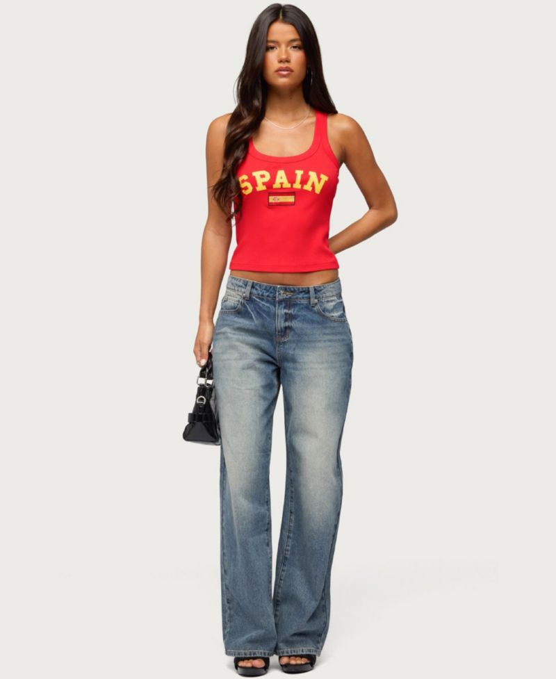 Women's Spain Ribbed Tank Top