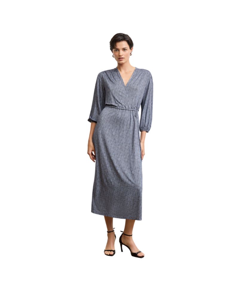 Women's Hope Wrap Dress - Printed Jersey