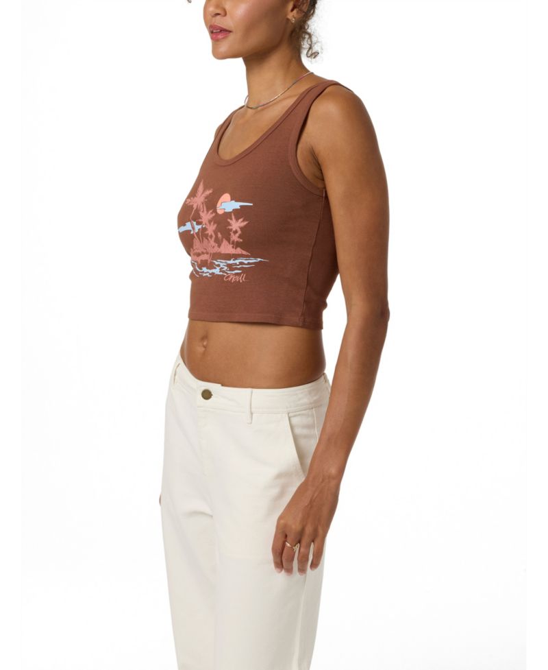 Women's Cotton Motu Scoop Neck Tank Top