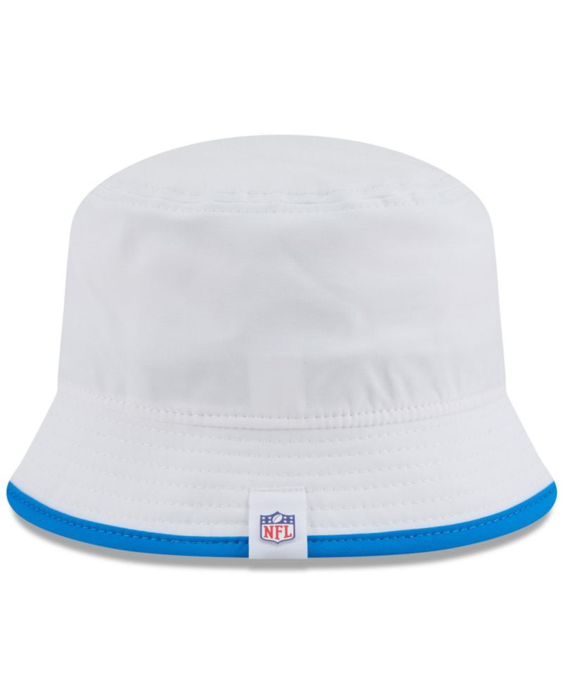 Men's White Detroit Lions 2025 NFL Training Camp Stretch Bucket Hat