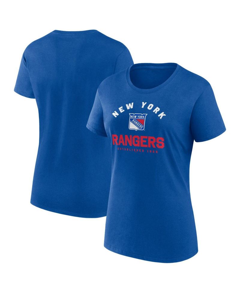 Women's Blue New York Rangers Unrivaled T-Shirt