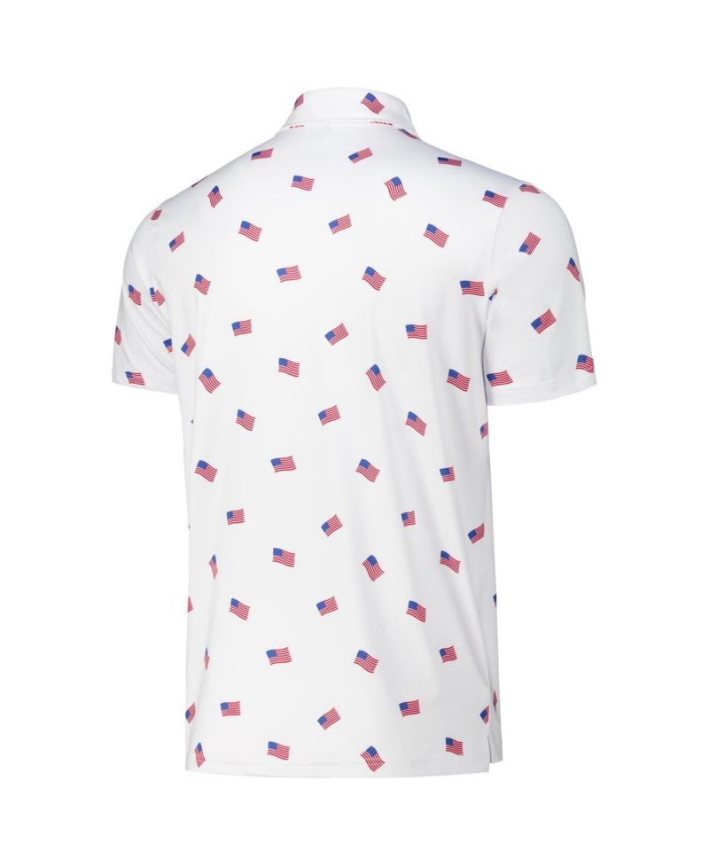Men's White St. Louis Cardinals Americana Polo