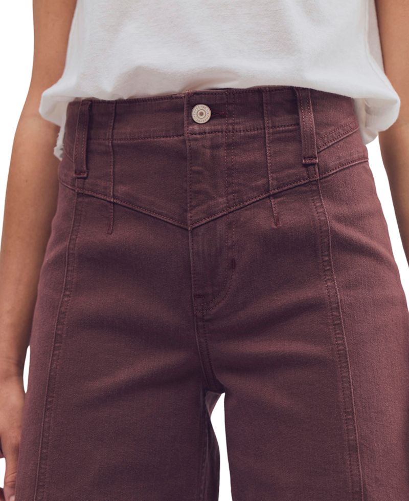 Women's Libre Corduroy High-Rise Wide-Leg Pants