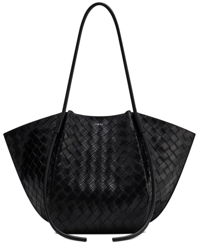 Nala Wide Weave Tote Handbag