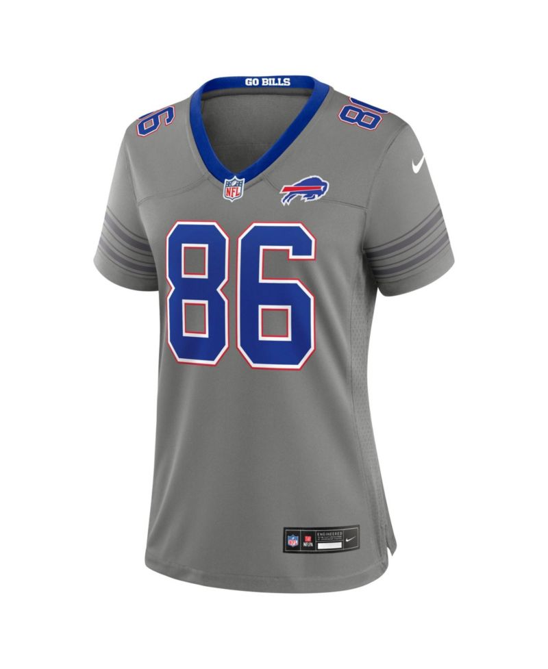 Women's Dalton Kincaid Gray Buffalo Bills Nickel City Game Jersey