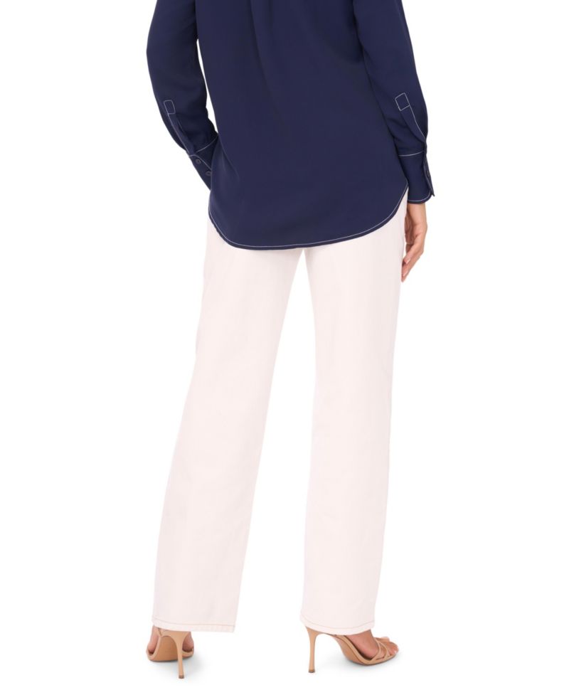 Women's Curved Seam Straight Jeans
