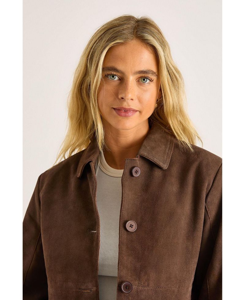 Women's Real Suede Fringe Jacket
