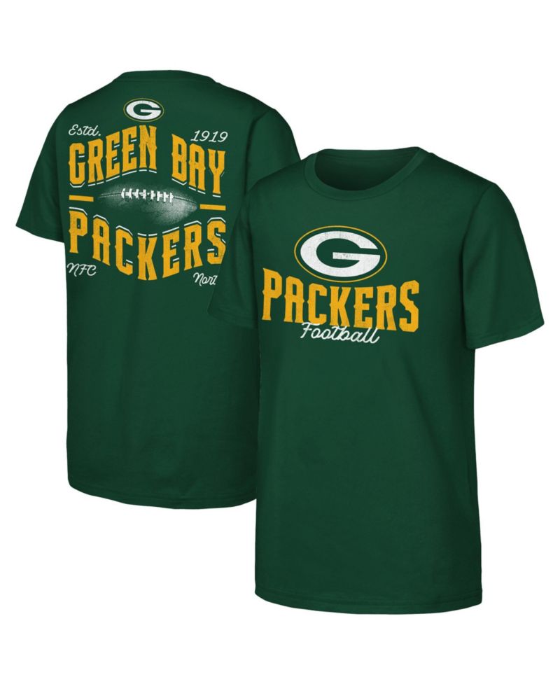 Boys' and Girls' Green Bay Packers Top Pick Crewneck T-Shirt