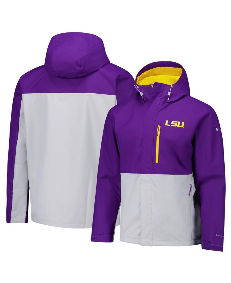Men's Purple LSU Tigers Field Bound Omni-Tech Full-Zip Jacket