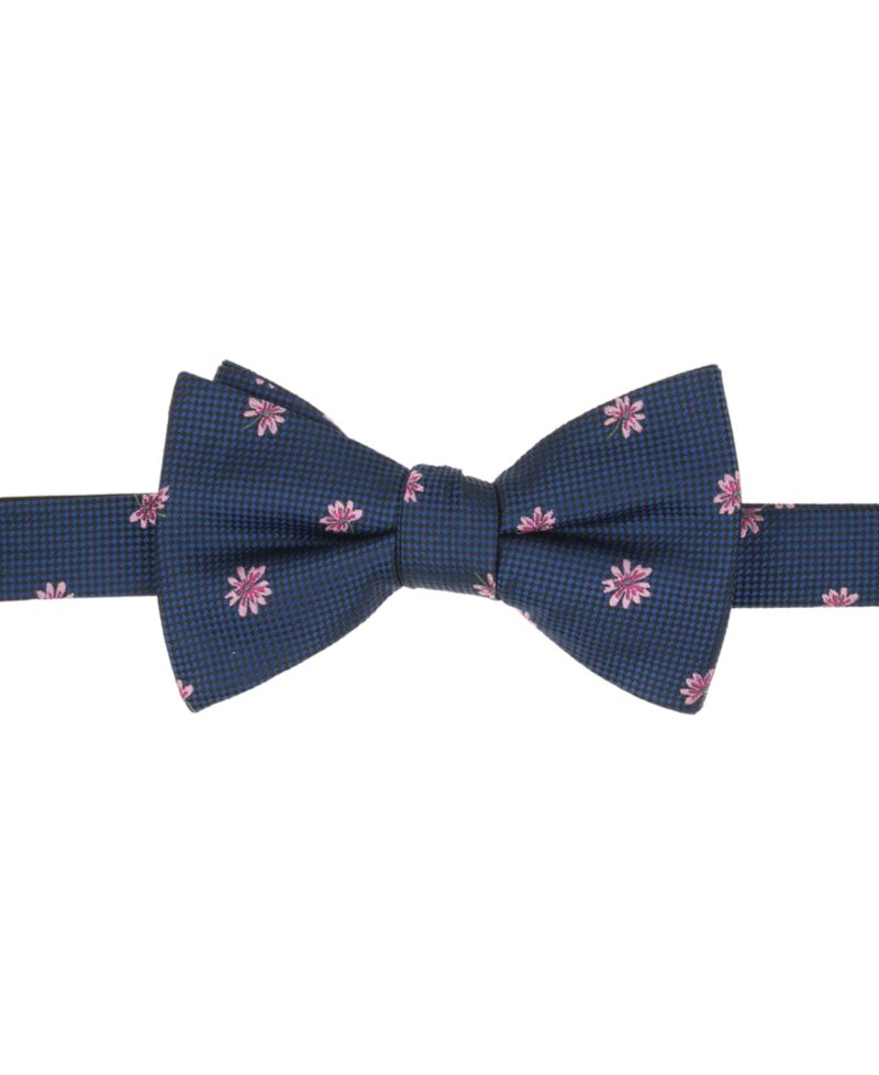 Men's Grace Floral Bow Tie & Pocket Square, 2-Piece Set