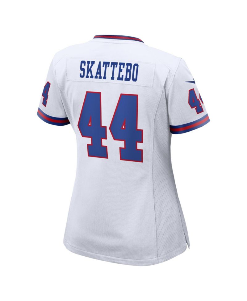 Women's Cam Skattebo White New York Giants Alternate Vintage White Game Jersey