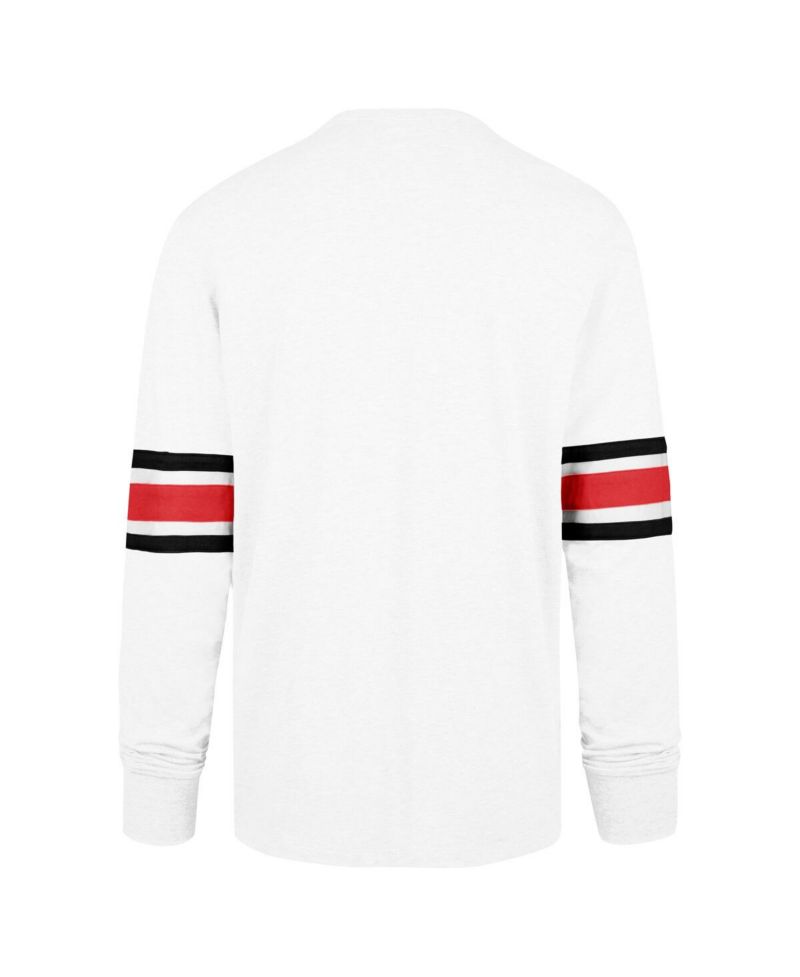Men's White Kansas City Chiefs Gridiron Premier Brex Long Sleeve T-Shirt