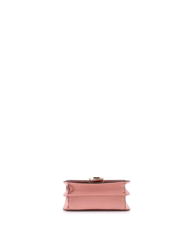 Small Interlocking Shoulder Bag Leather