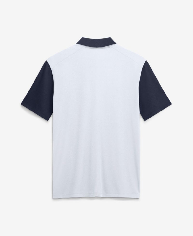 Men's White Auburn Tigers Legacy Vapor Logo Dri-FIT Polo